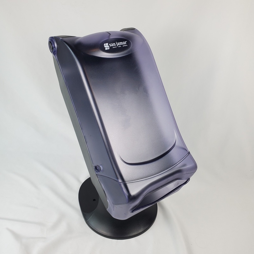 San Jamar H5005SCL Venue Fullfold Control 500 Napkin Dispenser w/Stand - Clear